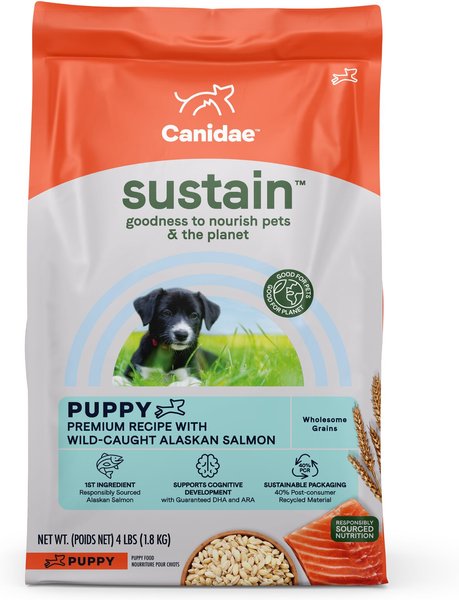 CANIDAE Sustain Premium Puppy Recipe with Wild-Caught Alaskan Salmon Dry Dog Food