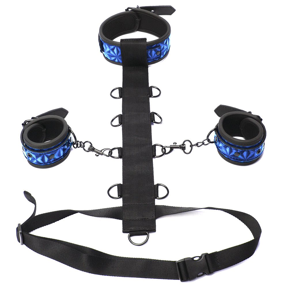 Diamond 3-Piece Adjustable Body Harness in Blue