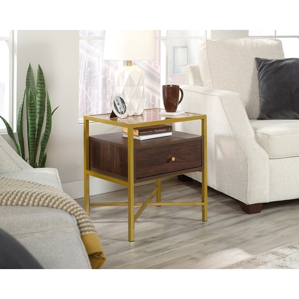 Harper Heights End Table Rich Walnut