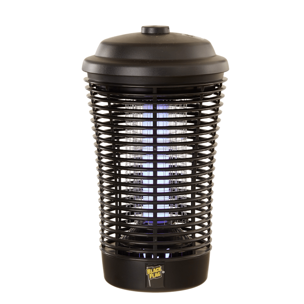 Black Flag 5500 Volt Deluxe 40 Watt Electronic Insect Killer Bug Zapper 15 Acre Coverage Black  Crowdfused