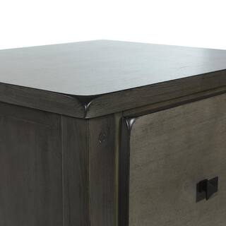 OSP Home Furnishings Hillsboro File Grey Wash Cabinet HSB30-WGR