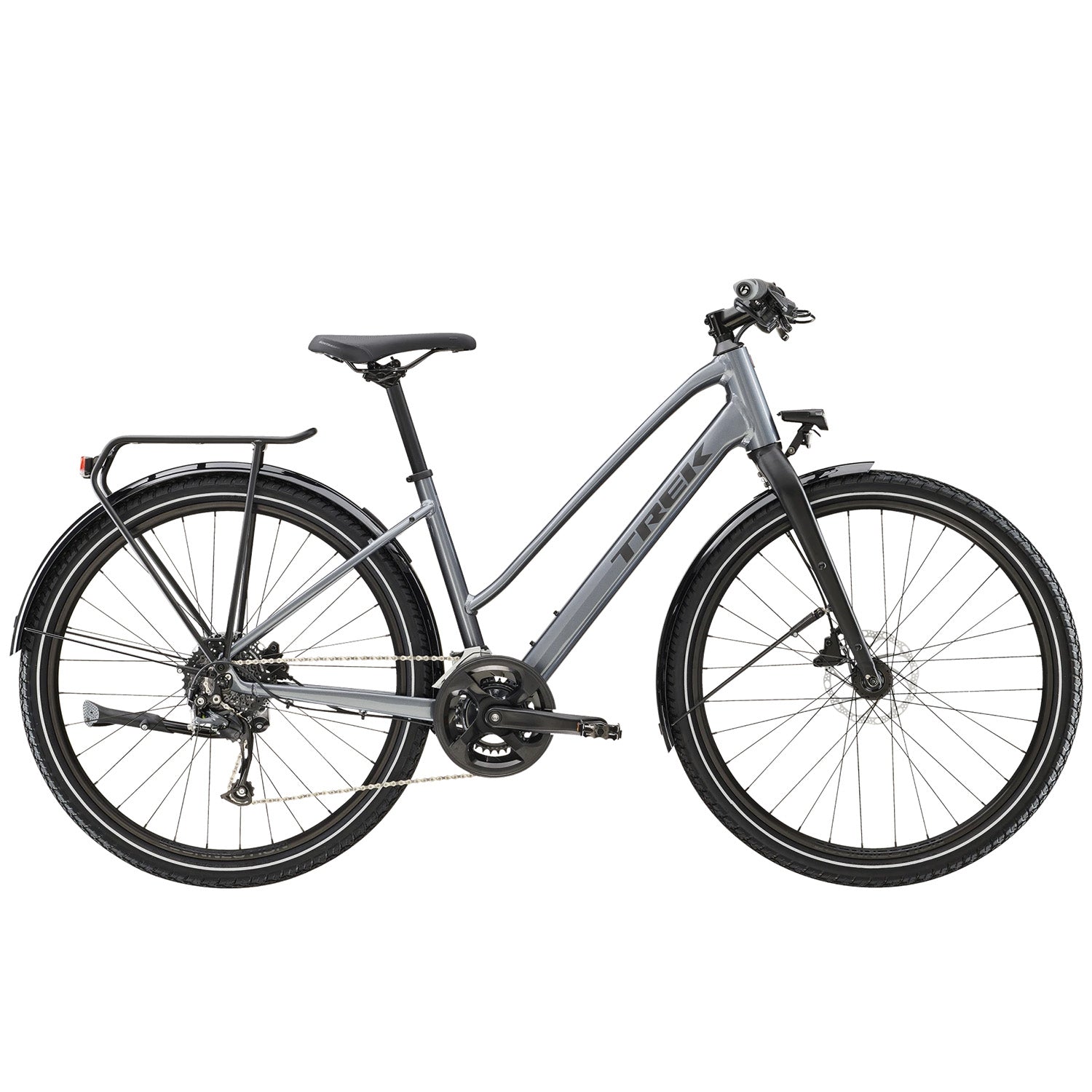 Trek Dual Sport 2 Equipped Stagger Gen 5 Hybrid Bike 2023