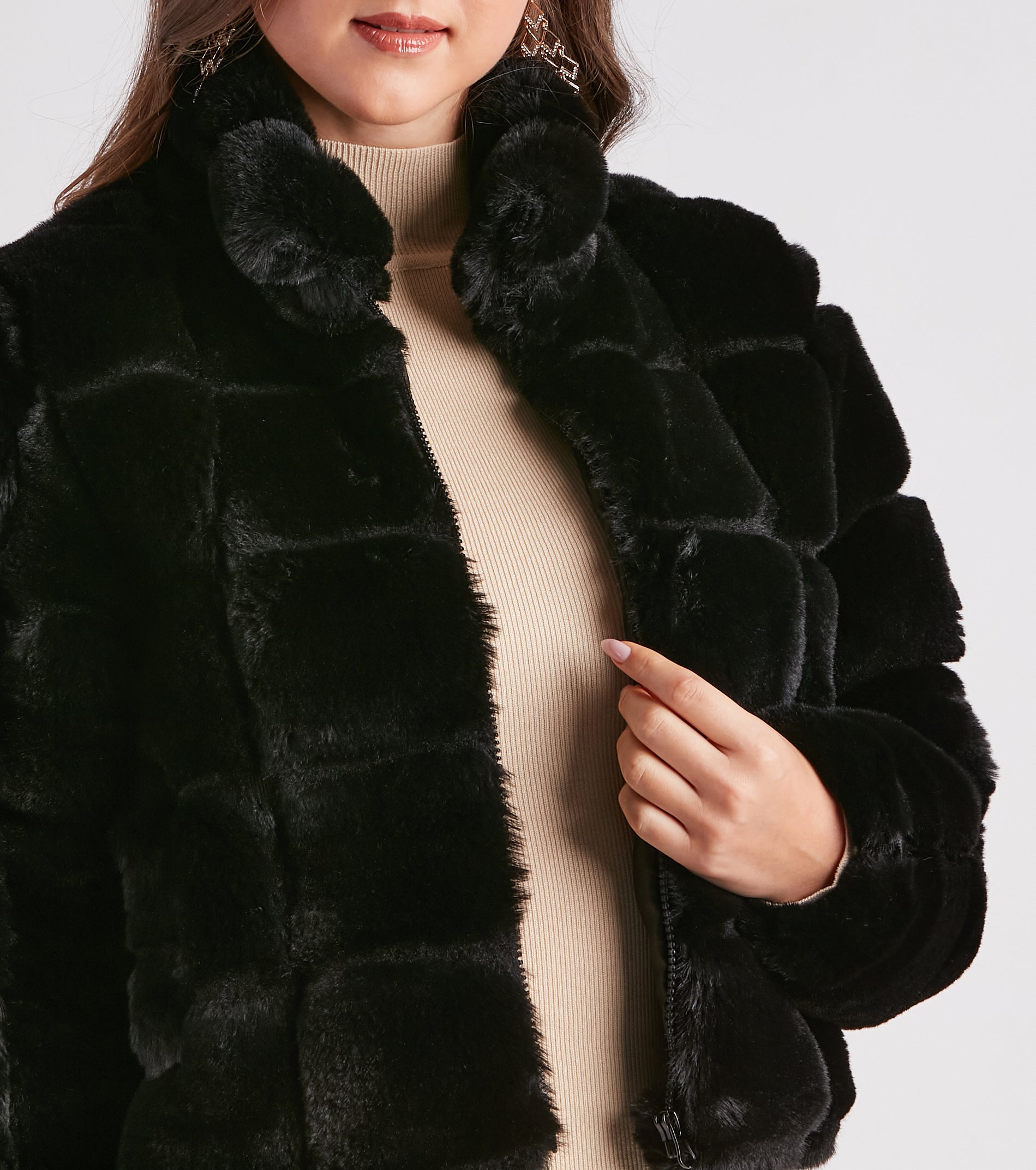 Layer On The Luxe Vibes Faux Fur Jacket