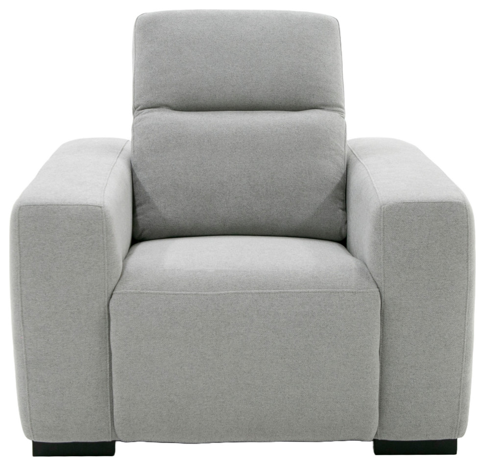 Divani Casa Bode Modern Grey Fabric Recliner Chair   Modern   Recliner Chairs   by Vig Furniture Inc.  Houzz