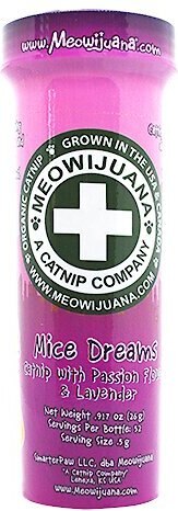 Meowijuana Mice Dreams Catnip， Passion Flower， and Lavender Blend Catnip