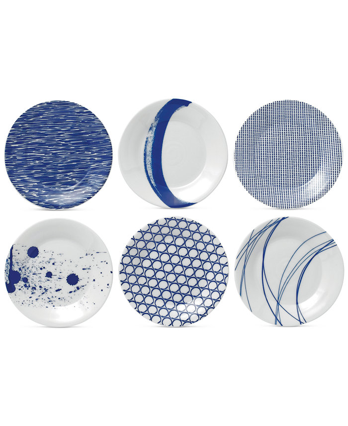 Royal Doulton Pacific Tapas Plates Set of 6