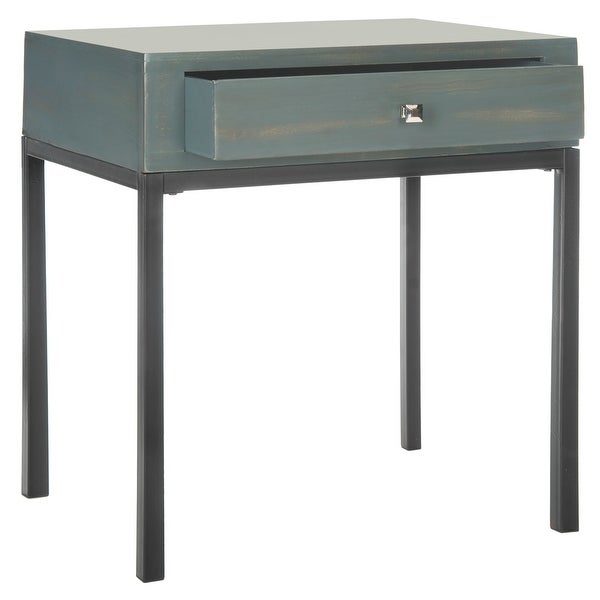 SAFAVIEH Adena Dark Teal End Table - 24