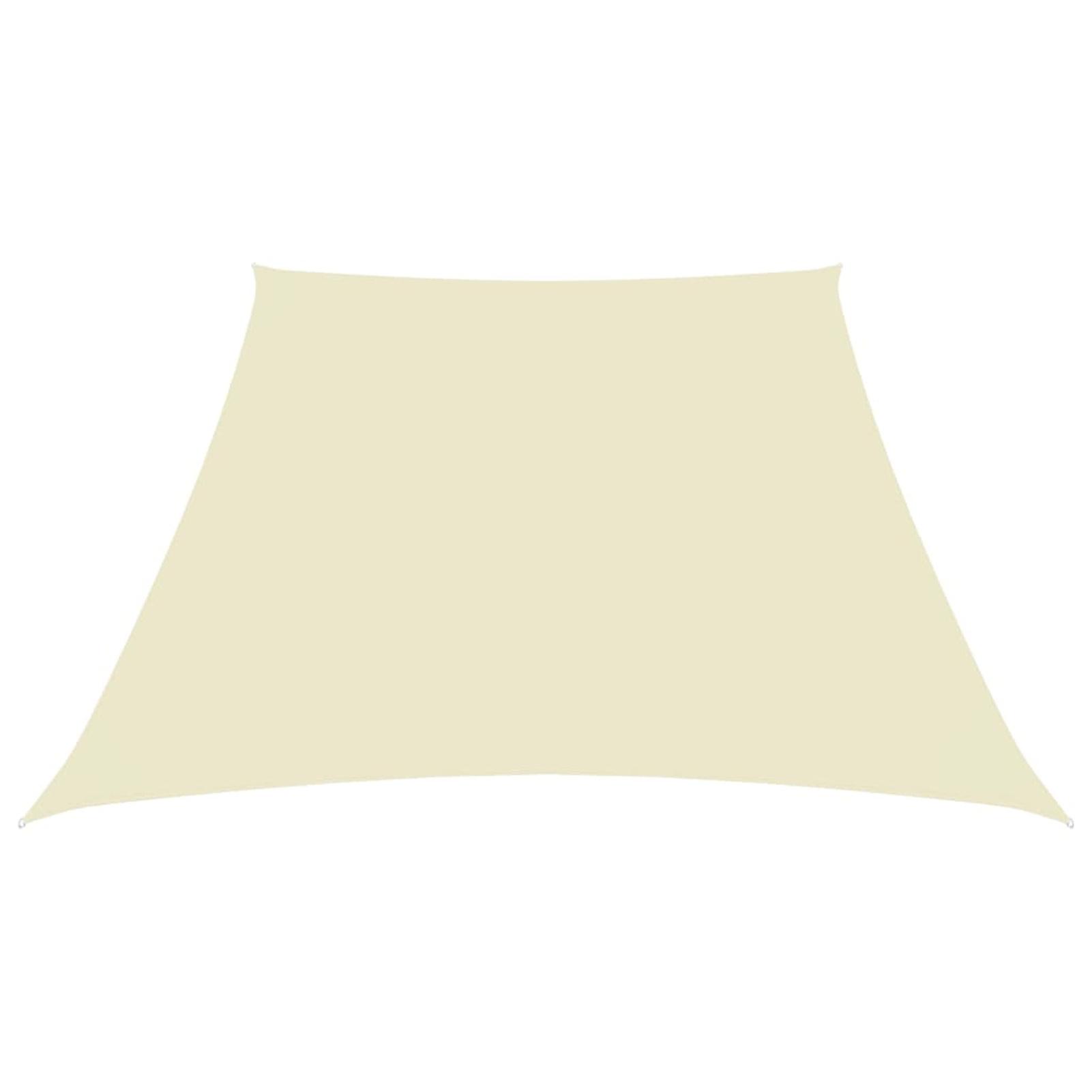 Sunshade Sail Oxford Fabric Trapezium 3/4x2 M Cream No.360826