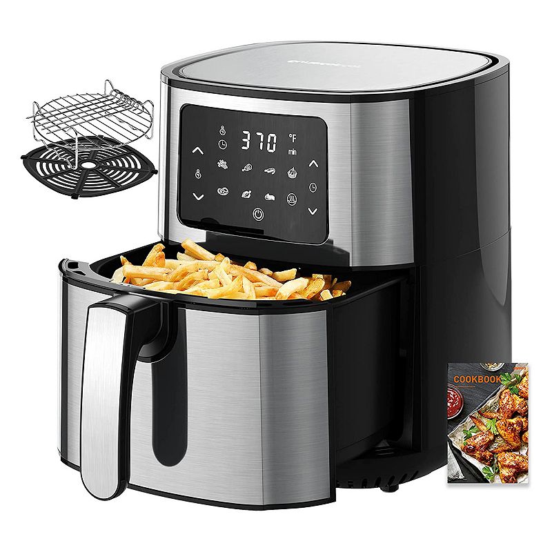 Joyoung JY-570 5.8 Qt Multi Tasker 8 Double Basket Air Fryer w/ LED Touchscreen