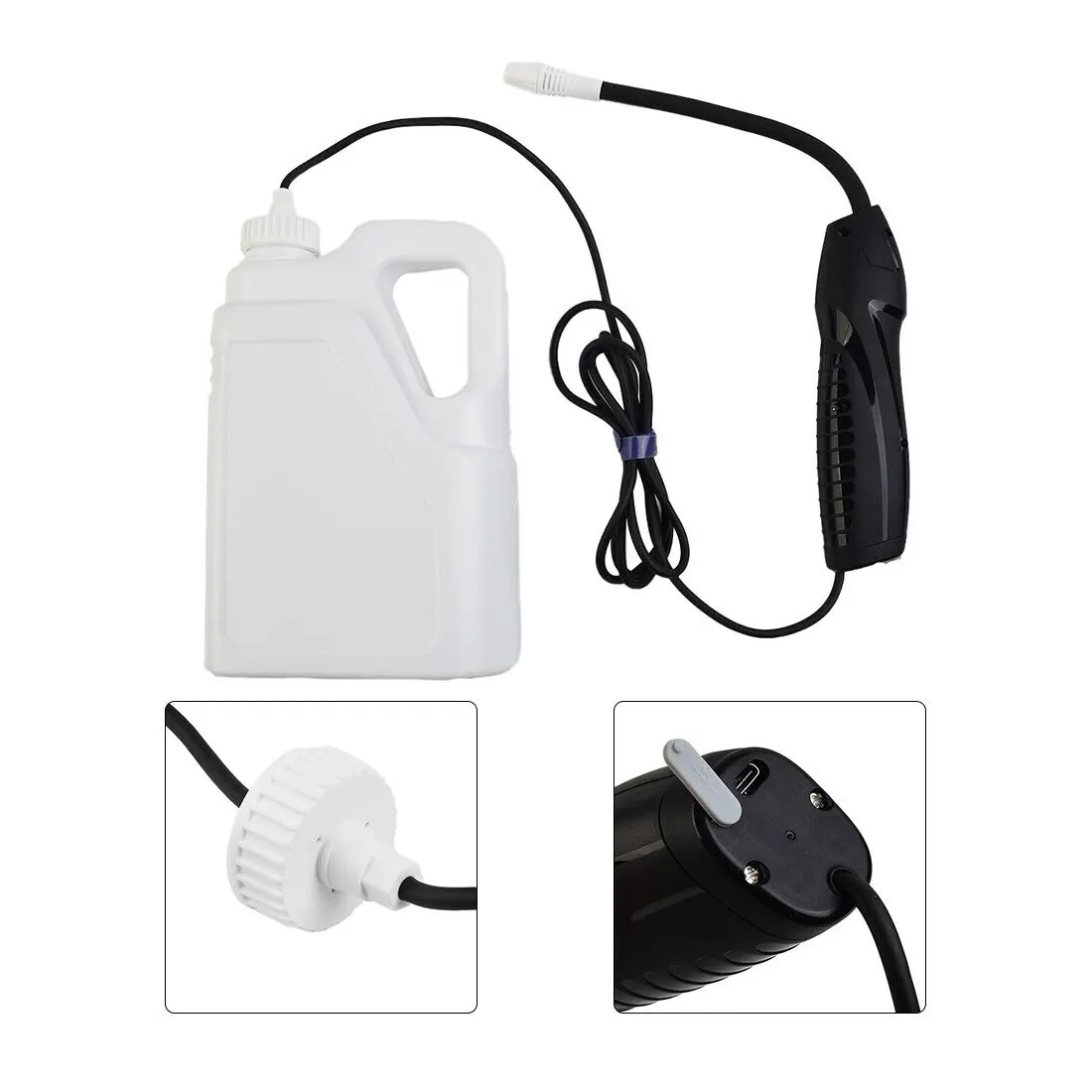 Electric Spray Bottle Flexible Wand Watering Spray Wand Rechargeable Portable Garden Sprayer with 2M