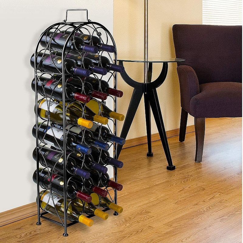 Sorbus French-Style Chateau 23-Bottle Wine Rack