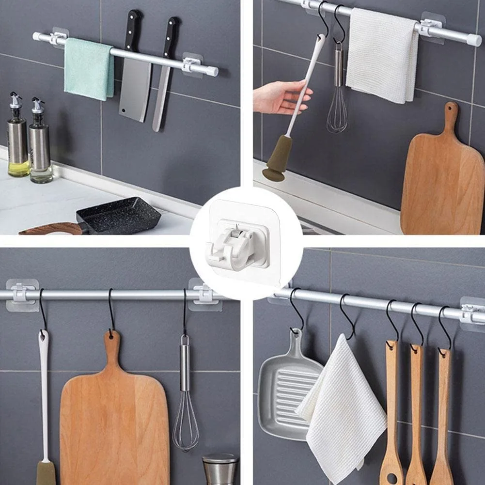 🔥 BIG SALE - 43% OFF🔥 Nail-Free Adjustable Curtain Rod Holders(S