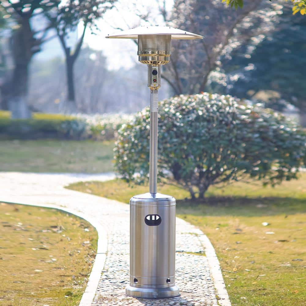 Hampton Bay 48000 BTU Stainless Steel Patio Heater NCZH-G-SS