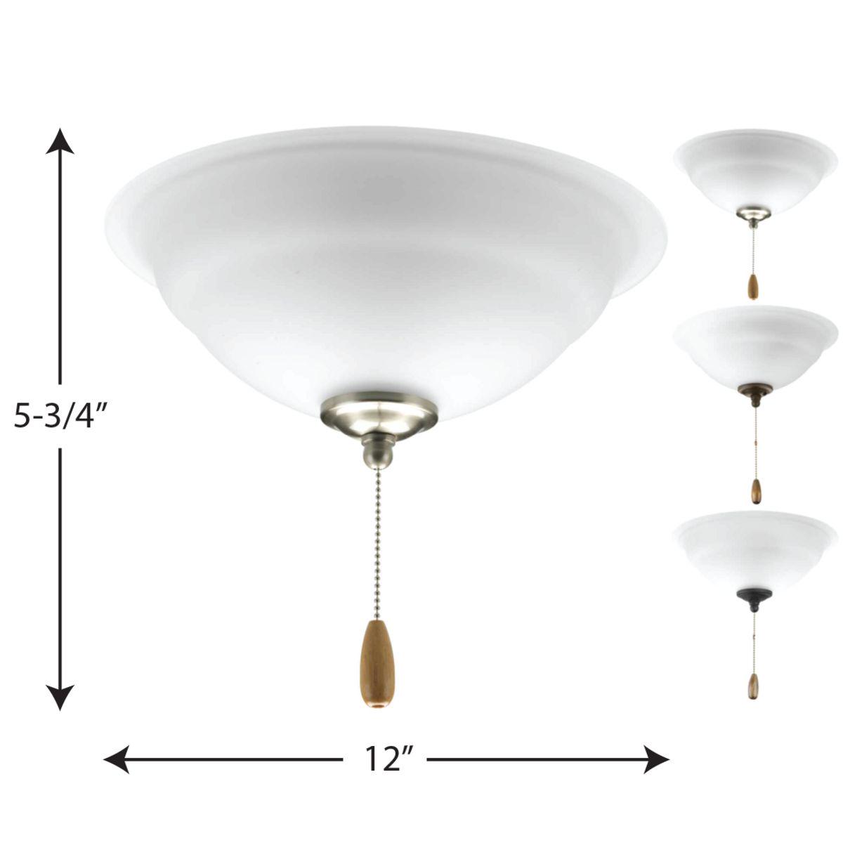 Torino Collection Two-Light Ceiling Fan Light