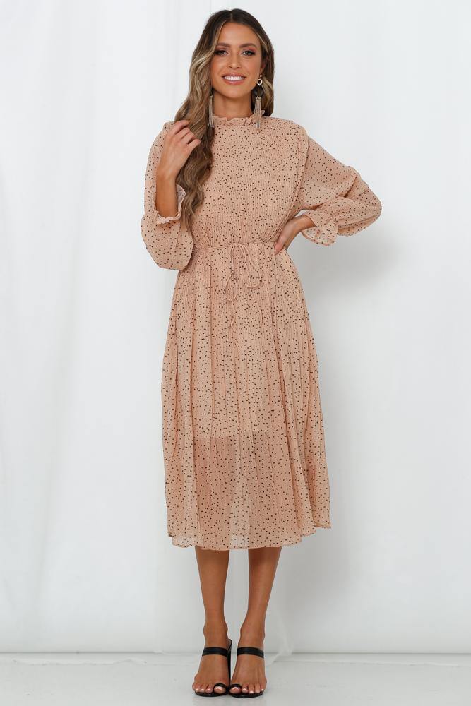 Love Of A Lifetime Midi Dress Blush