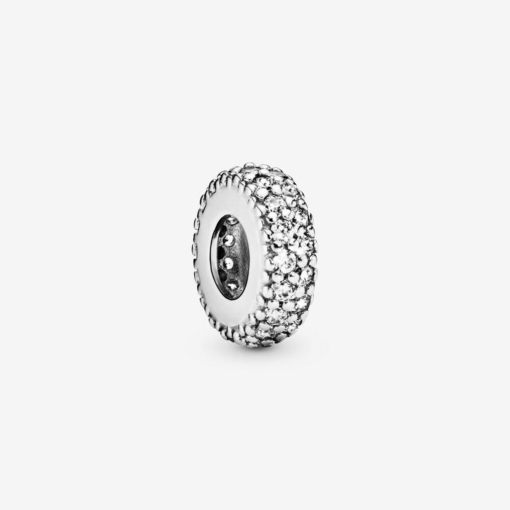 PANDORA  Clear Sparkle Spacer Charm