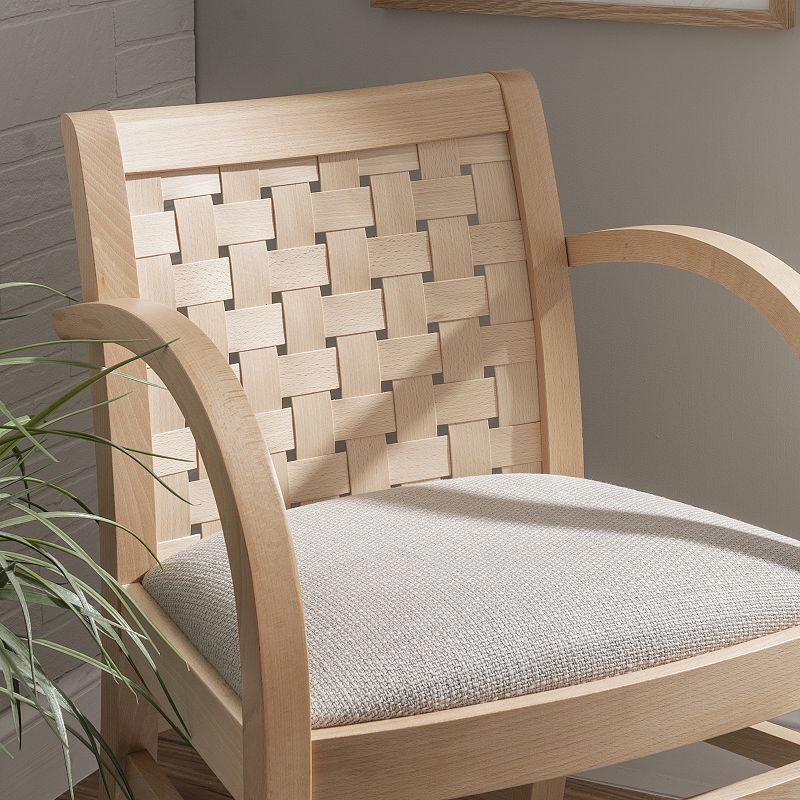 Linon Samantha Woven Arm Chair