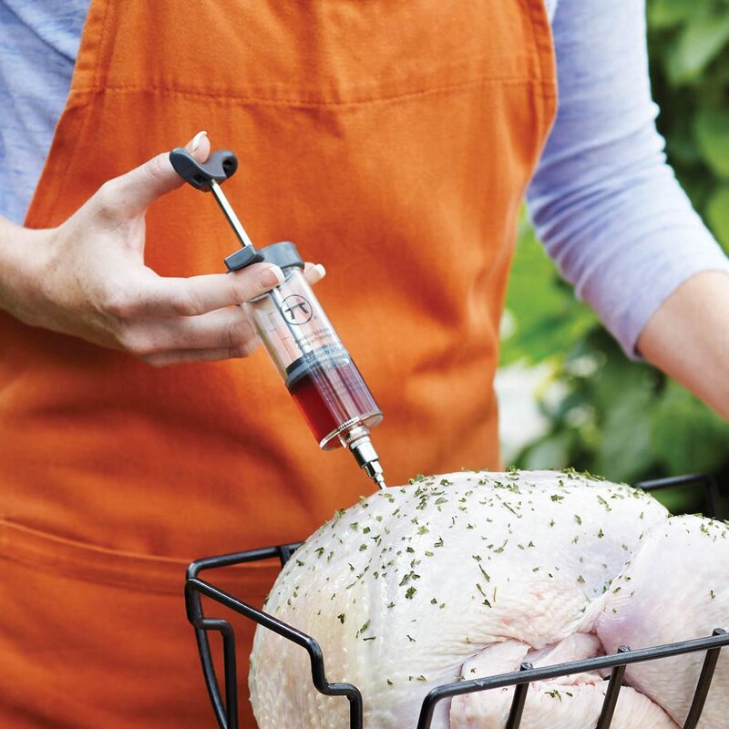 Outset Marinade Meat Injector With Removable Stainless-Steel Needle