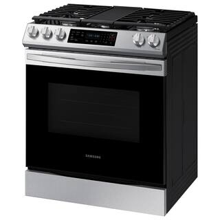  30 in. 6 cu. ft. Smart 5-Burner Slide-In Gas Range with Air Fry and Convection Oven in Stainless Steel NX60BG8315SS