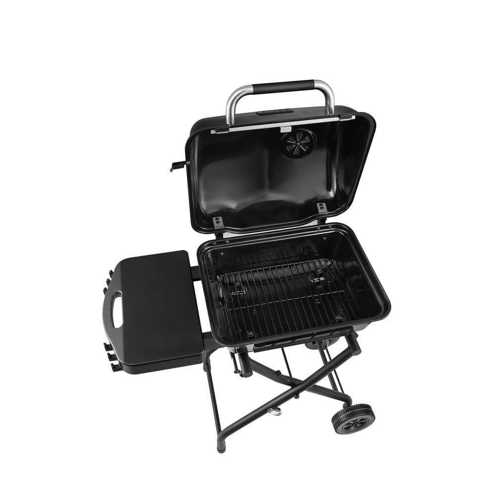 DynaGlo Portable Charcoal Grill in Black