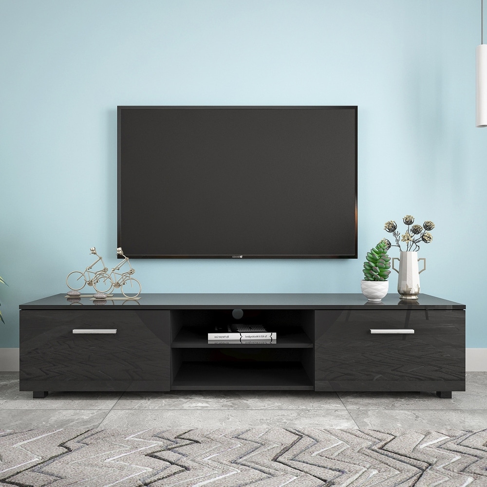 TV Stand Entertainment Center for TVs Up to 70\