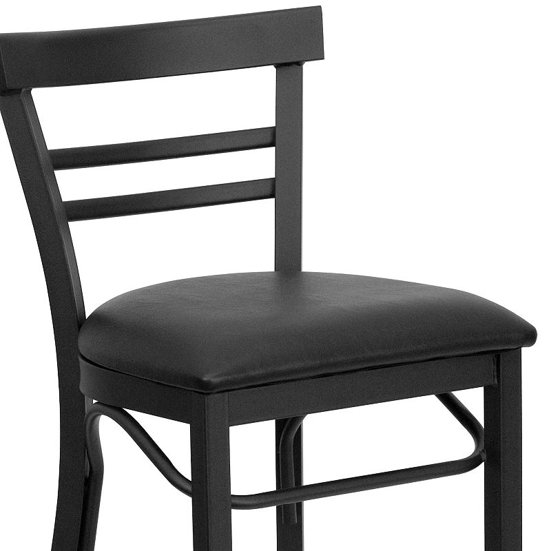 Flash Furniture HERCULES Series Ladder Back Bar Stool