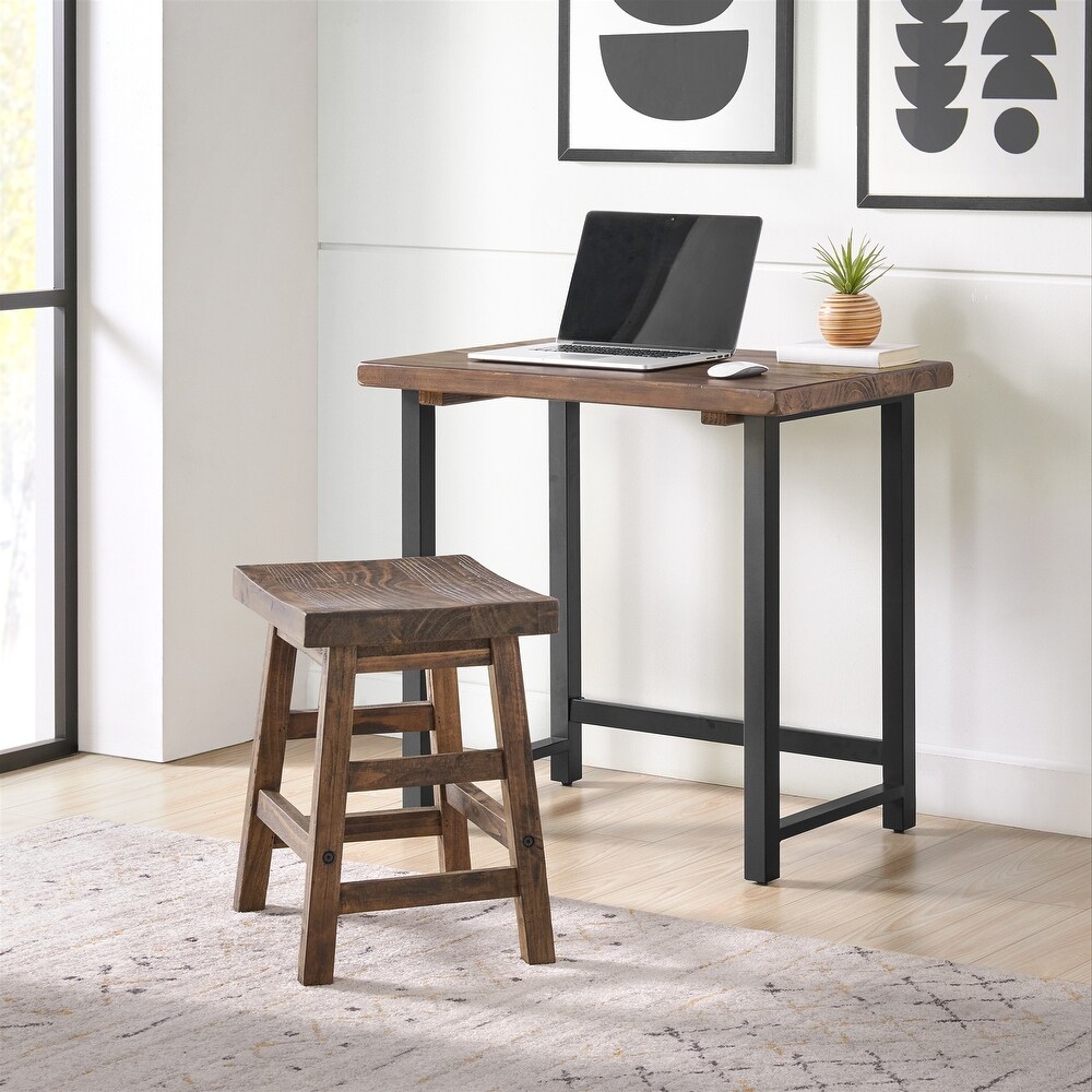 Carbon Loft Lawrence Reclaimed Wood Dining Stool