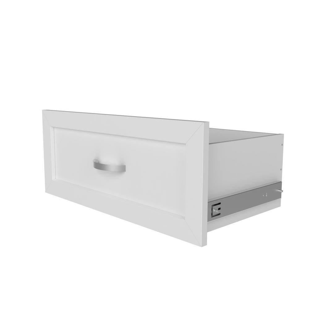 ClosetMaid Style+ 10 in. H x 17 in. W White Shaker Drawer Kit for 17 in. W Style+ Tower 1854