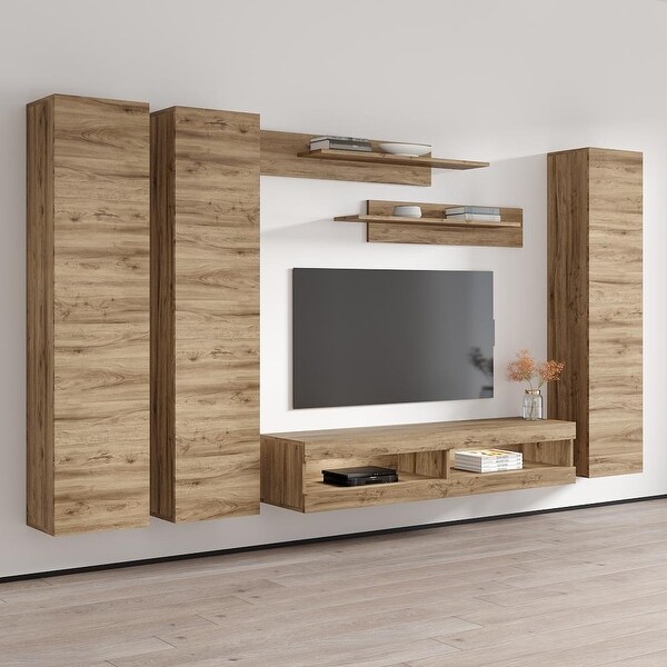 Fly CD1 34TV Wall Mounted Floating Modern Entertainment Center