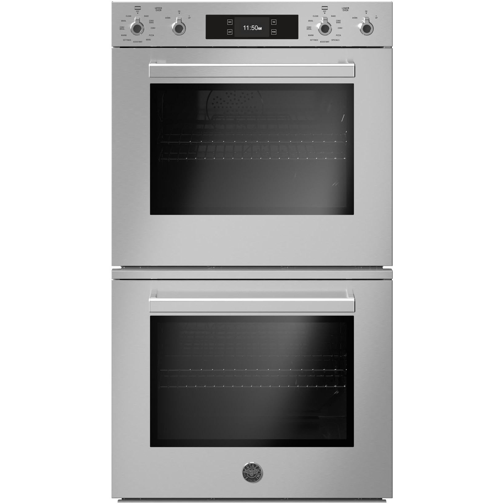 Bertazzoni 30-inch, 8.2 cu.ft. Built-in Double Wall Oven with Convection Technology PROF30FDEXT