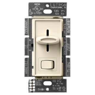 Lutron Skylark LED+ Dimmer Switch for Dimmable LED and Incandescent Bulbs 150W LEDSingle-Pole or 3-Way Almond (SCL-153P-AL) SCL-153P-AL