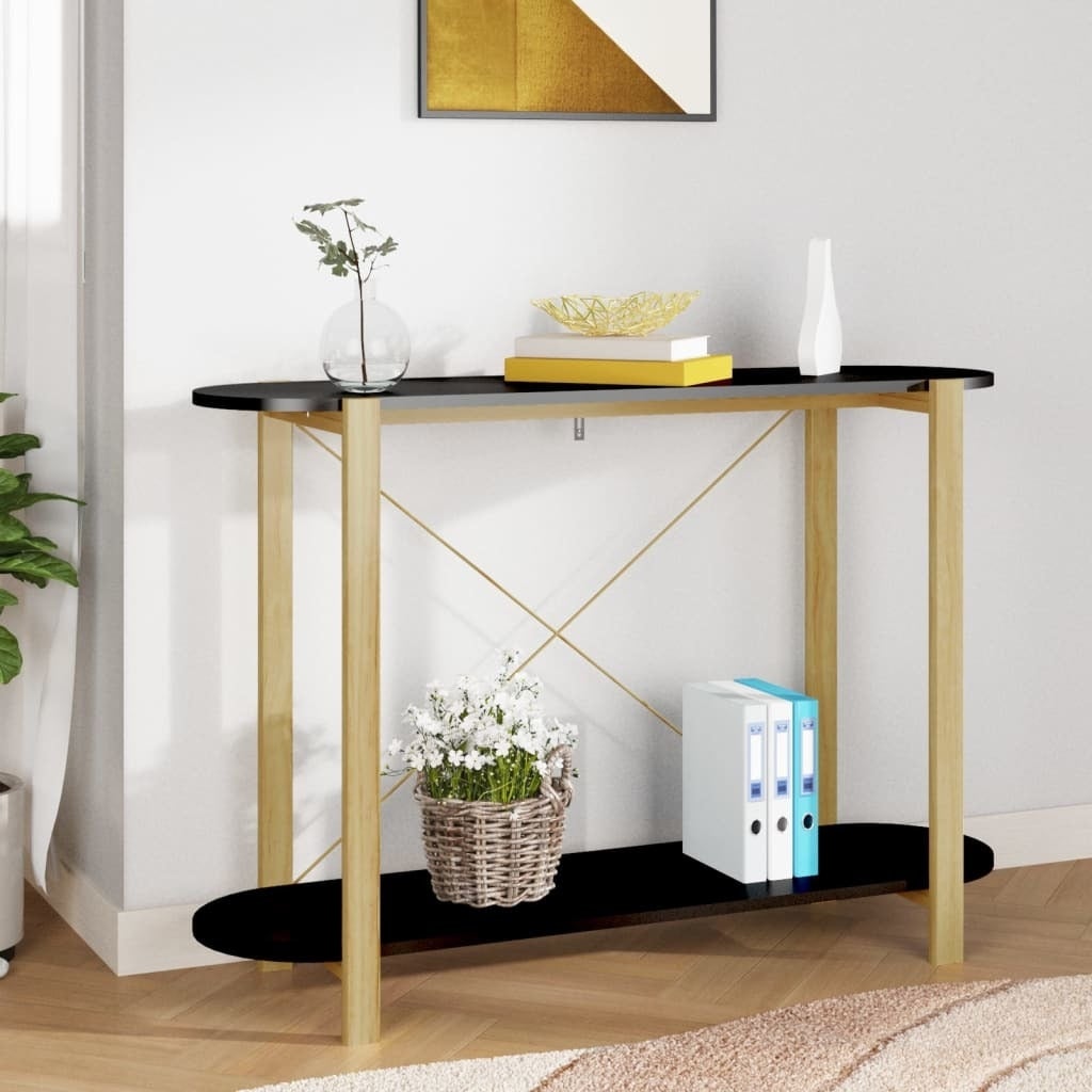 Console Table Black 43.3