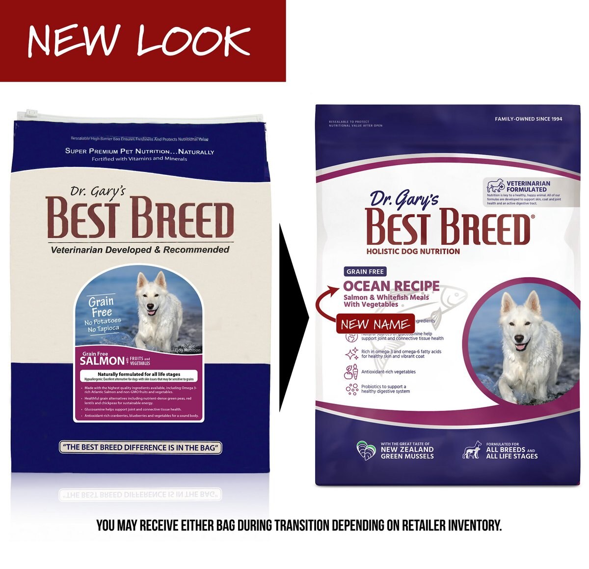 Dr. Gary's Best Breed Holistic Grain-Free Salmon with Fruits and Vegetables Dry Dog Food