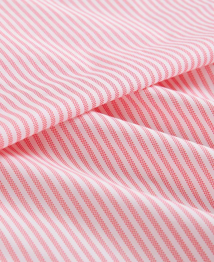 Poppy and Fritz 3 Piece Oxford Stripe Percale Sheet Set， Twin