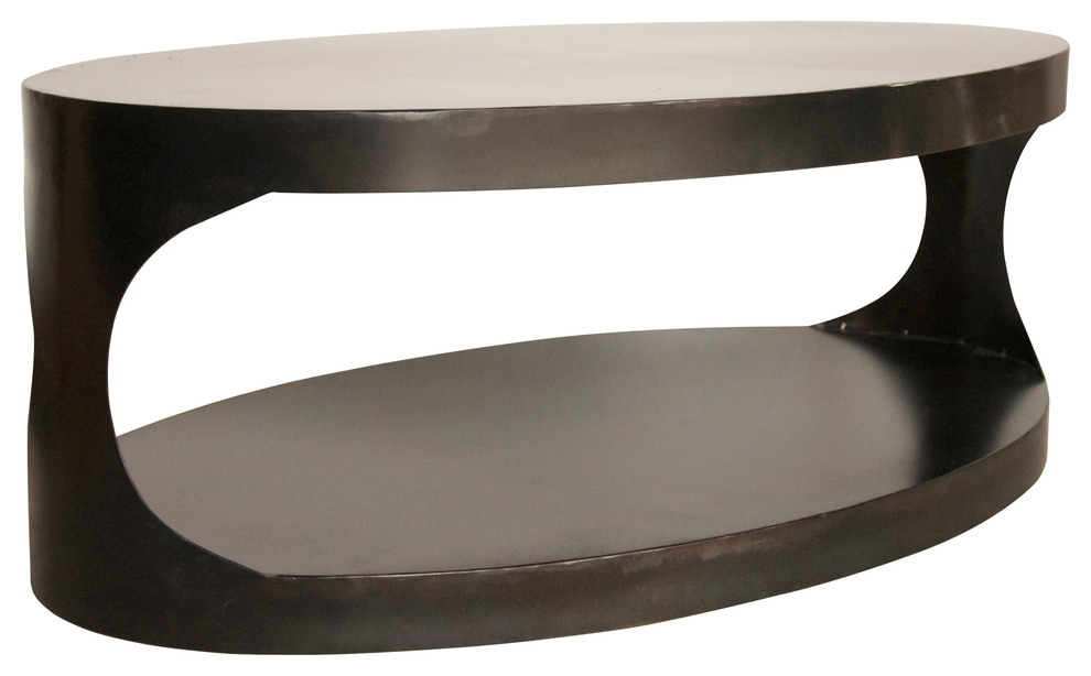 Eclipse Oval Coffee Table   Contemporary   Coffee Tables   by HedgeApple  Houzz