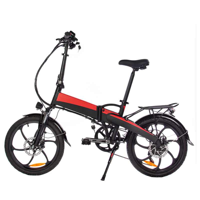 Tourwheel 2023 Amazon Hot Sale 350w 36v Foldable Electric Bike Folding 14inch Bicycle With Rear Motor Electric Cycle For Adult E