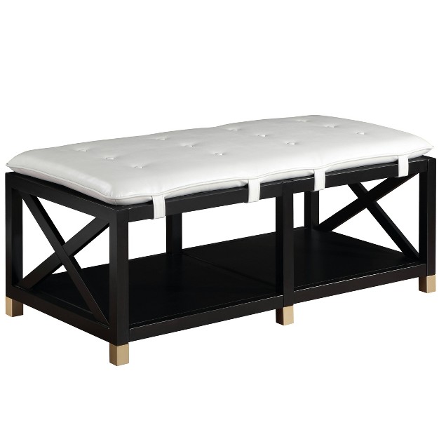 Silas Rectangle Storage Bench With Removable Cushion Mibasics