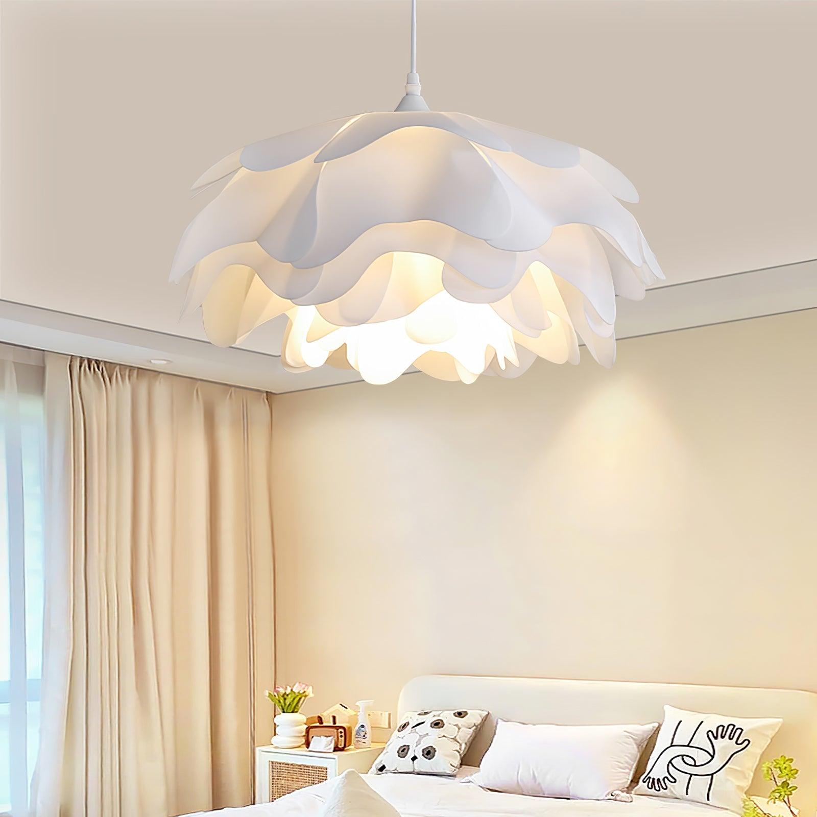 Flower Shaped White Pendant Lamp