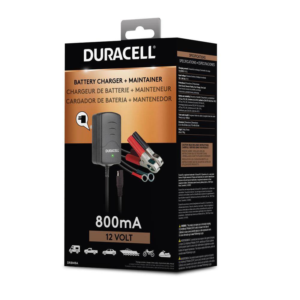 Duracell 800mA Battery Maintainer DRBM8A