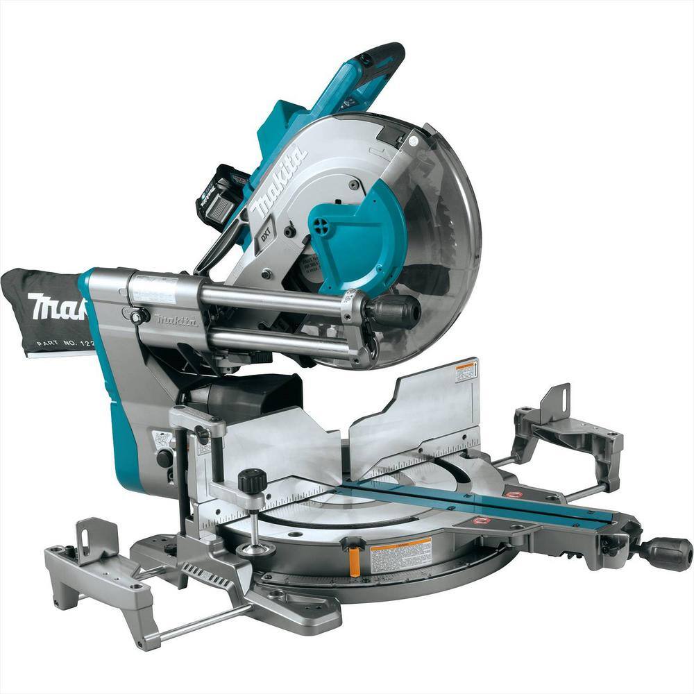 Makita 40V max XGT Brushless Cordless 12 in. Dual-Bevel Sliding Compound Miter Saw Kit AWS Capable (4.0Ah) GSL04M1