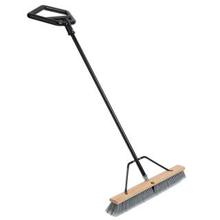 US.SHOVEL Easy Back 24 in. Outdoor Ergonomic Push Broom BR24BGR