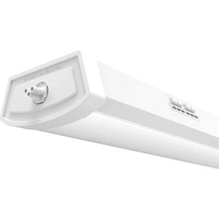 Lithonia Lighting Contractor Select FMLWL 4 ft. 200030004000 Lumens Integrated LED White Linkable Wraparound Light Fixture FMLWL LNK 48 ALO4 8SWW2