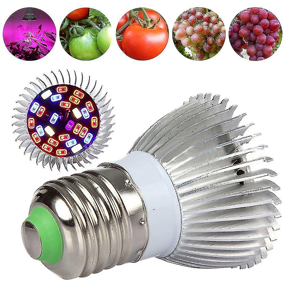 Led Grow Light Bulb Full Spectrum Plant Growth Lamp For Indoor Plants E27 Vegetable Seedling Pot Plant Lamps