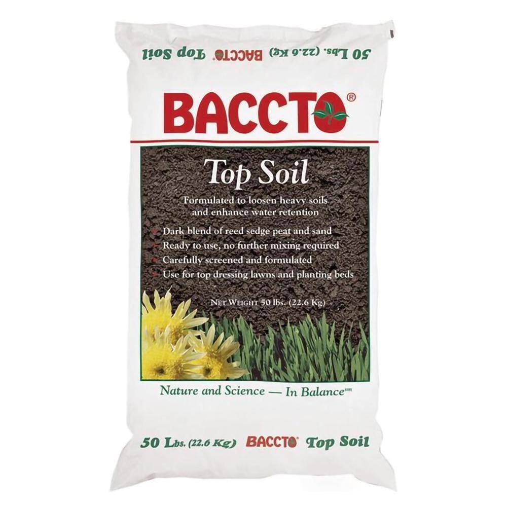 Baccto Lawn Soil With Reed Sedge Peat and Sand 50 lbs. (6-Pack) 6 x 1550P