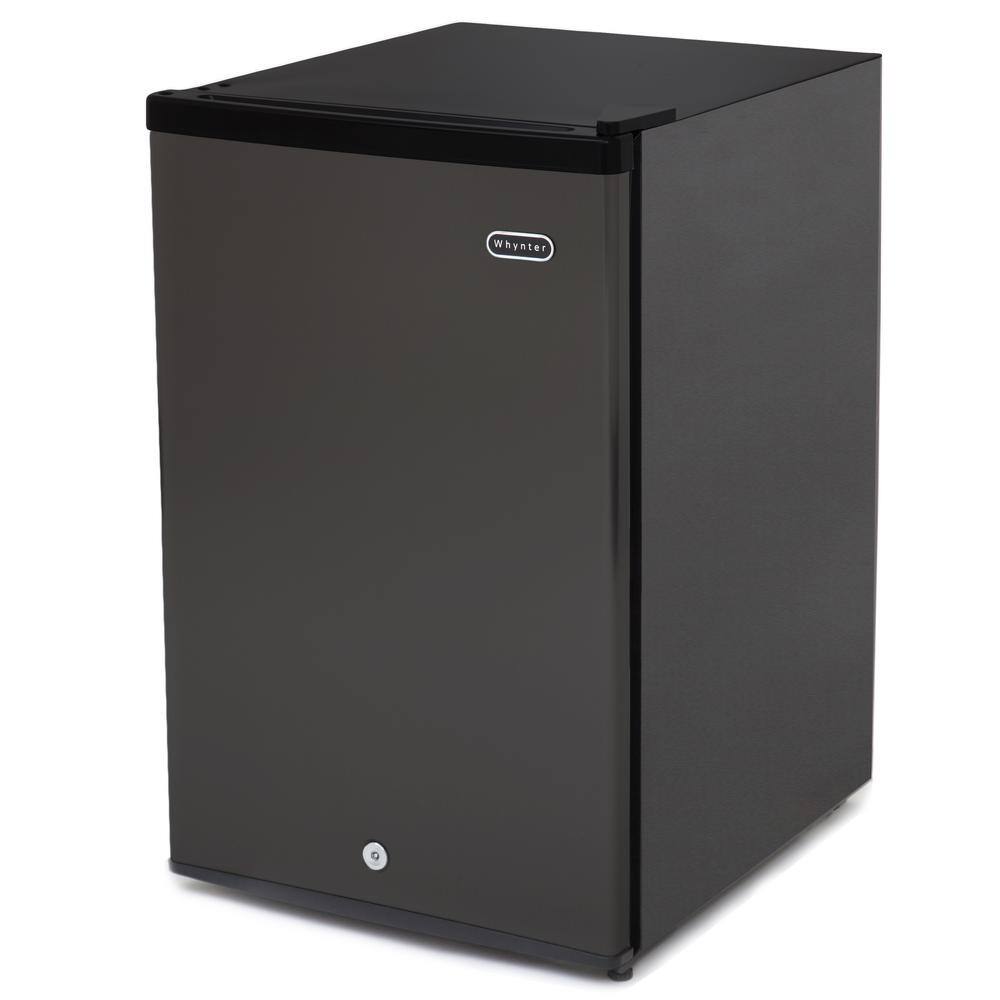 Whynter 3.0 cu. ft. Energy Star Upright Freezer with Lock in Black CUF-301BK