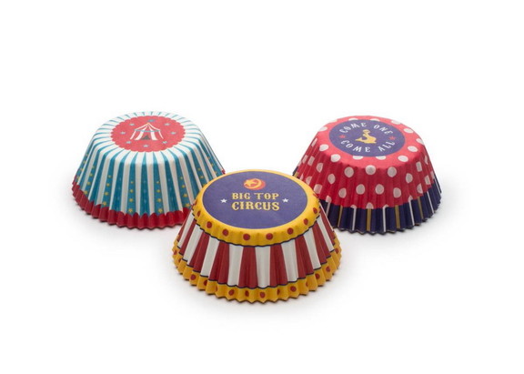 Fox Run 7127 Circus Bake Cup Set  75 Count