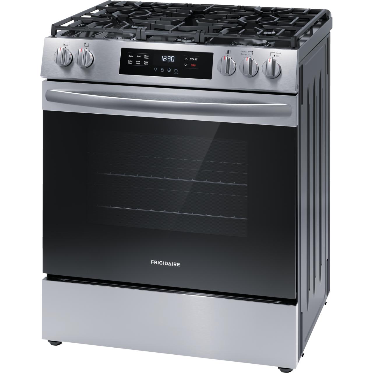 Frigidaire 30-inch Freestanding Gas Range FCFG3062AS