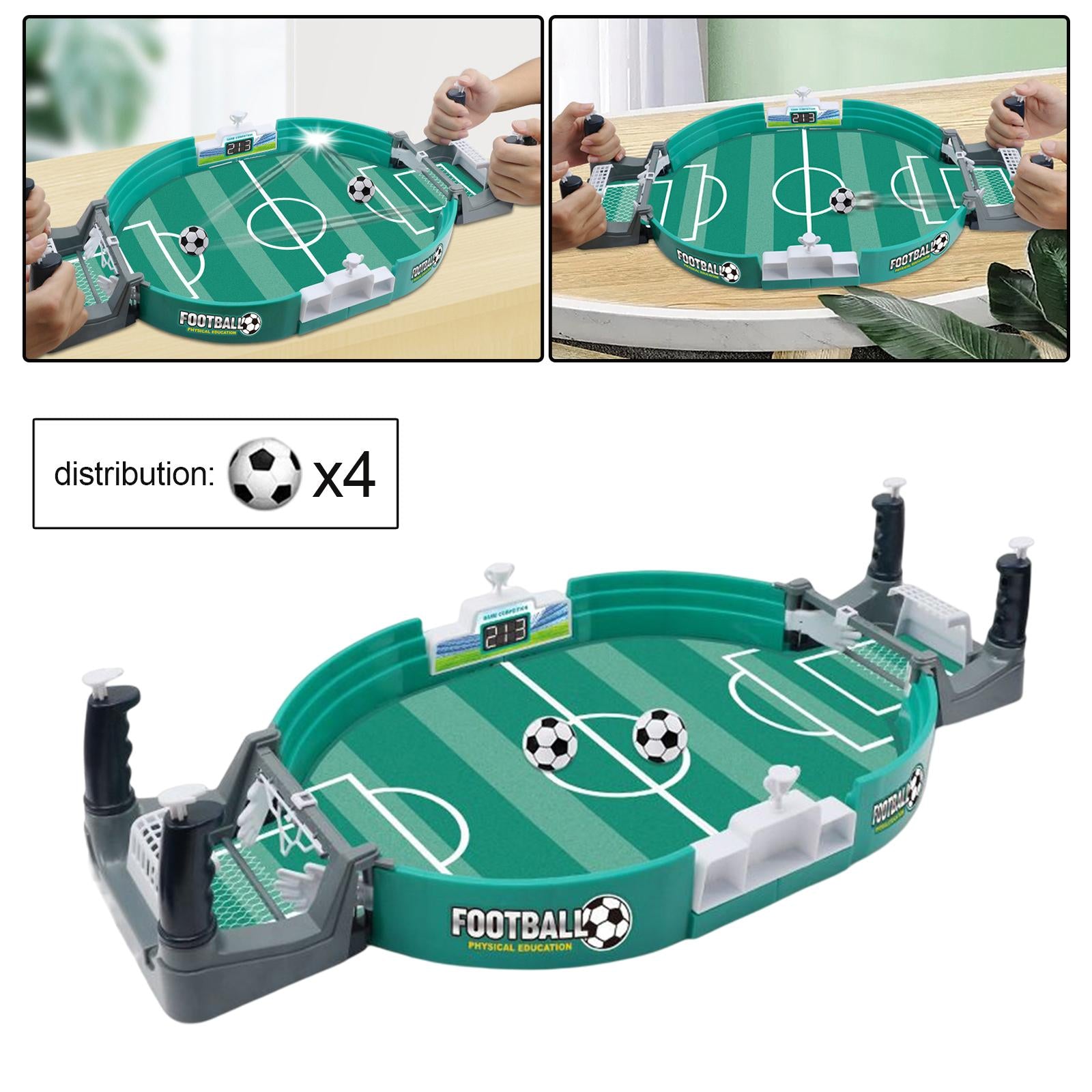 Soccer Game Interactive Toy Tabletop Play Ball Soccer Toys Football Board Game medium 4 balls