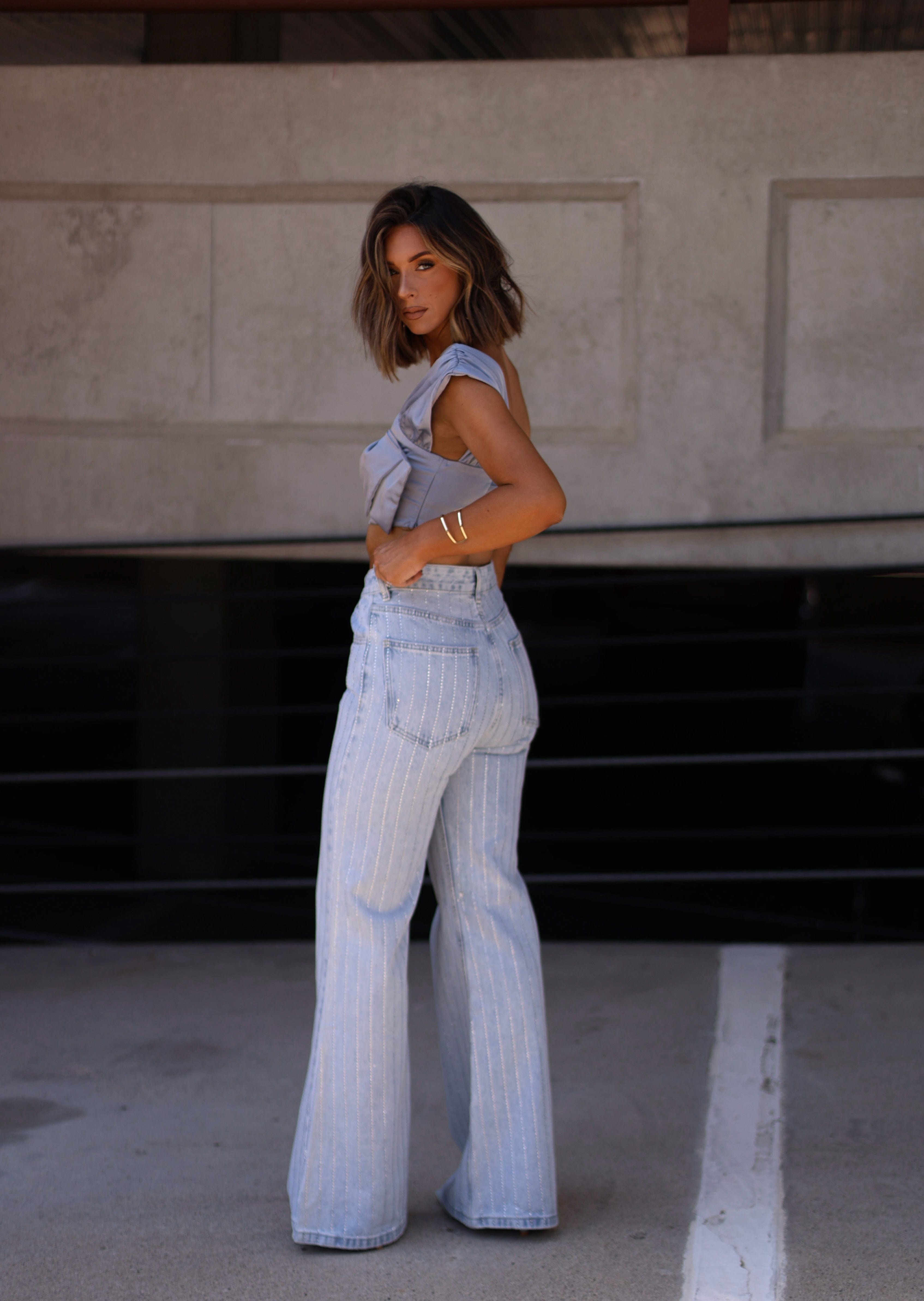 [Pre-Order!] Crystal Studded Denim