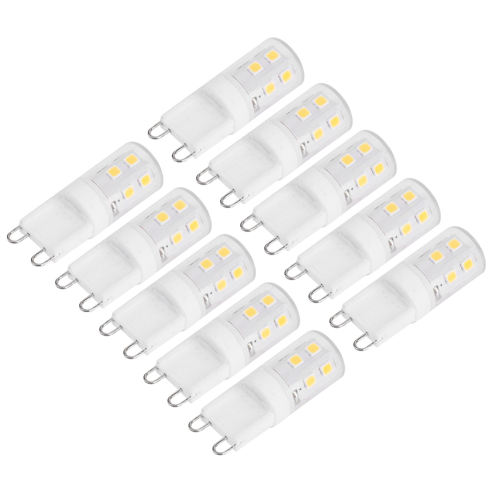 10PCS 2W G9 Ceramic Base 16LED Light Bulbs for Ceiling Wall Lamp Home Lighting 230arm Light